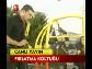 Star Ana Haberde canli yayina baglanan Turgut Erat,  lunaparktaki firlatma koltugunu denedi.