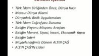 T�RK ISLAM BIRLIGI BIR SEVGI BIRLIKTELIGIDIR